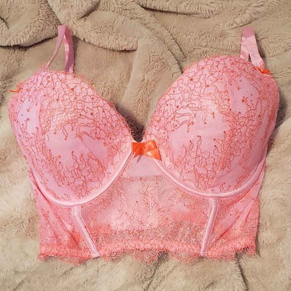 Victoria's Secret Other - New VS Very Sexy Bling Push Up Lace Bra - 34DD
